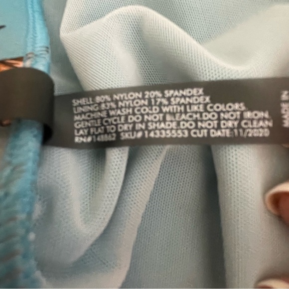 Torrid High Rise Long Skater Swim Skirt SZ 2 (18-20) - Picture 14 of 16